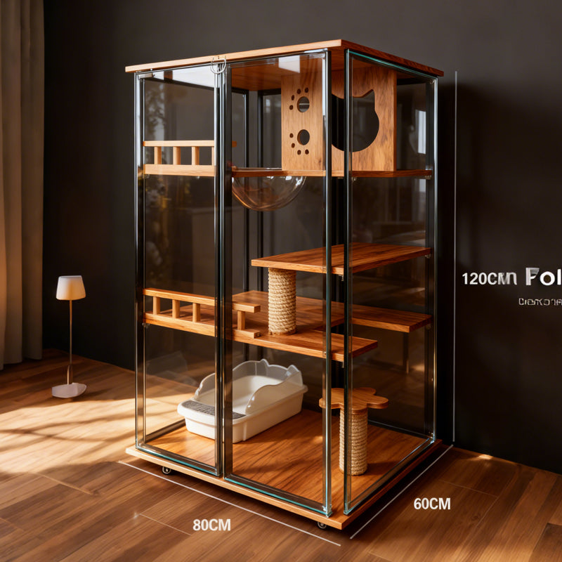 「森西兹貓別墅」—— 為貓主子打造的奢華私域天地貓屋 貓櫃 貓傢私 貓爬架 貓跳台