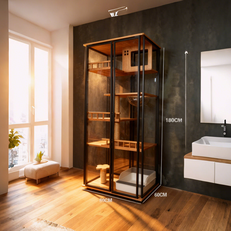 「森西兹貓別墅」—— 為貓主子打造的奢華私域天地貓屋 貓櫃 貓傢私 貓爬架 貓跳台