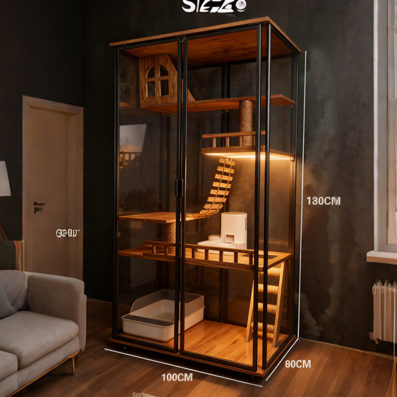 「森西兹貓別墅」—— 為貓主子打造的奢華私域天地貓屋 貓櫃 貓傢私 貓爬架 貓跳台