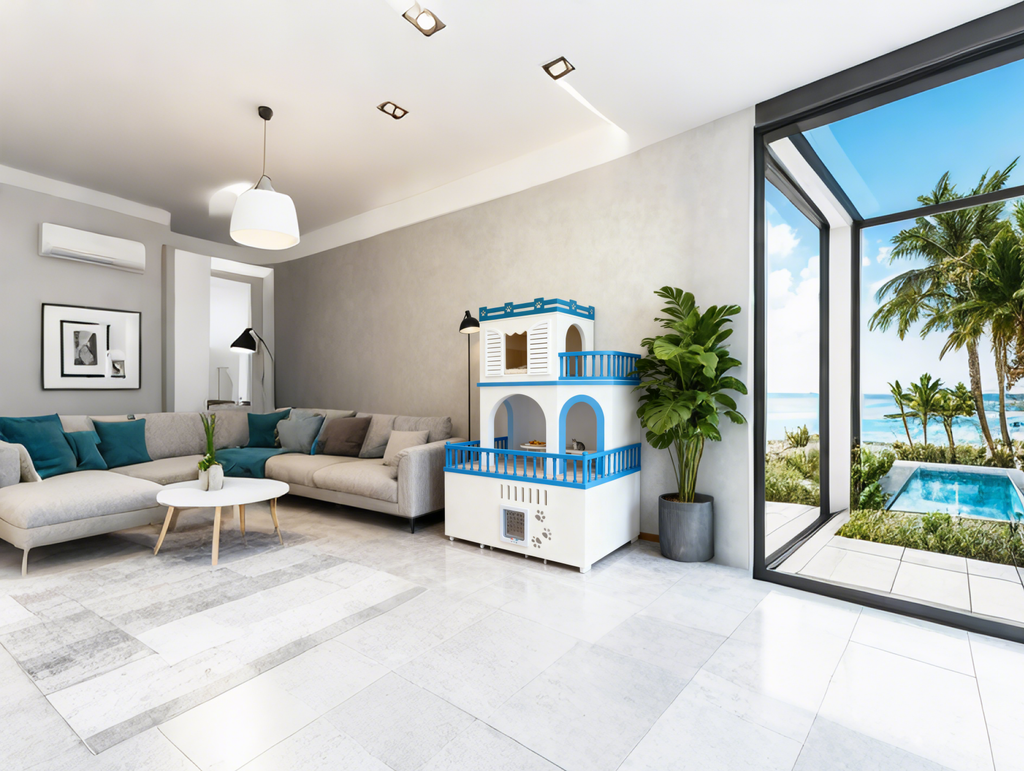 🇭🇰貓主子嘅希臘風度假別墅！呢個貓屋簡直係貓界嘅五星級酒店