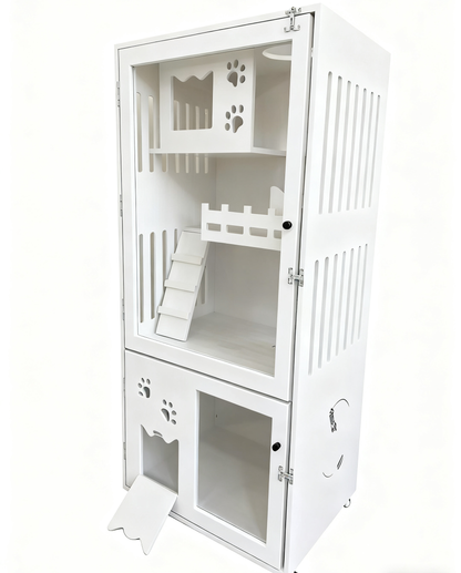 貓櫃貓別墅貓跳台貓傢私貓主子專屬多功能貓屋一體櫃香港貓奴必備