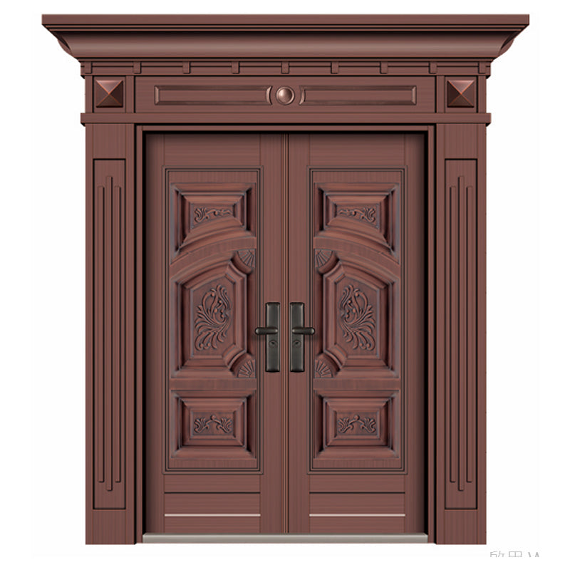 高端鑄鋁大門.別墅大門.港式私樓入戶大門.香港本地門市自家工廠.款式可來圖定製