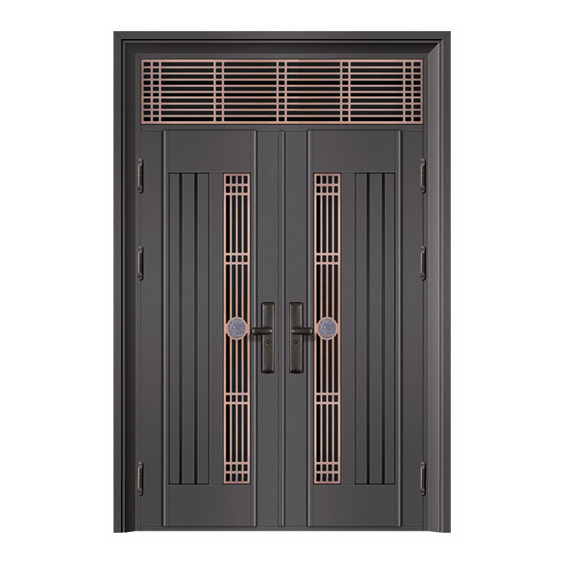 高端鑄鋁大門.別墅大門.港式私樓入戶大門.香港本地門市自家工廠.款式可來圖定製