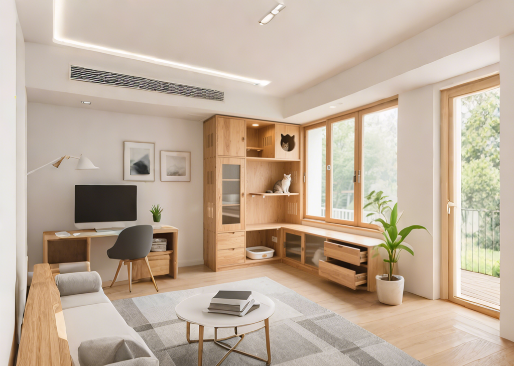 【香港貓奴福音！日系原木貓別墅貓櫃，細單位都啱嘅寵物收納樂園～】