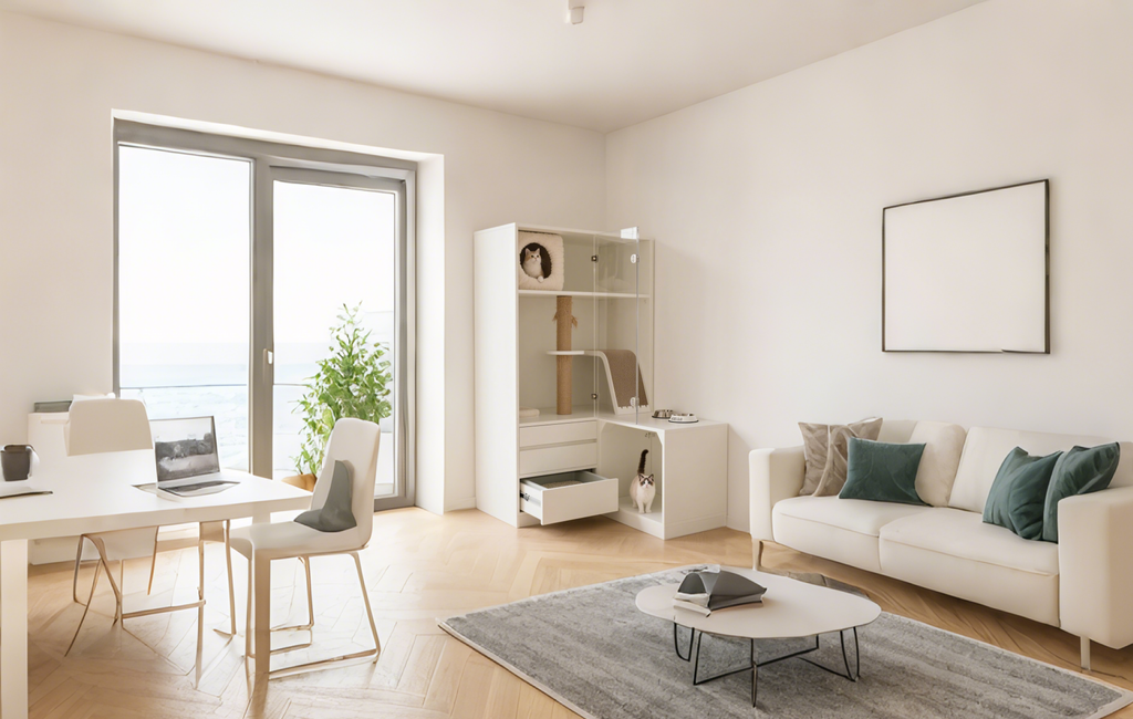 【香港貓奴必備！極簡白貓別墅貓櫃，細單位都啱嘅寵物時尚居所～】