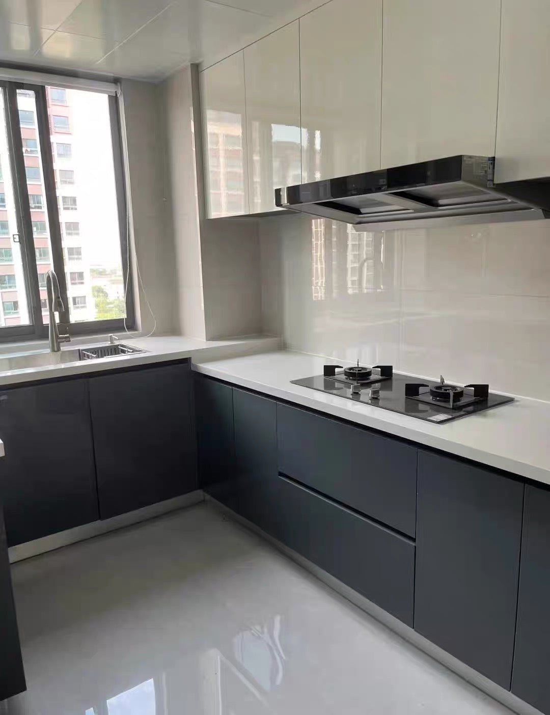藝術大理石櫥櫃，石英石櫥櫃，香港門市自家工廠可定製