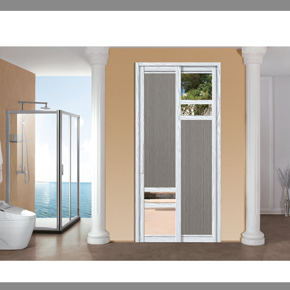 藝術PD門  PD折疊門 趟門 平移門 廁所門 廚房門 折疊房間 自家工廠 香港門市