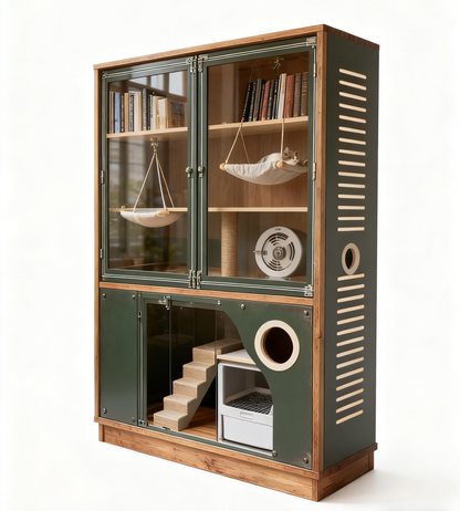 貓櫃貓別墅貓跳台貓傢私貓主子專屬多功能貓屋