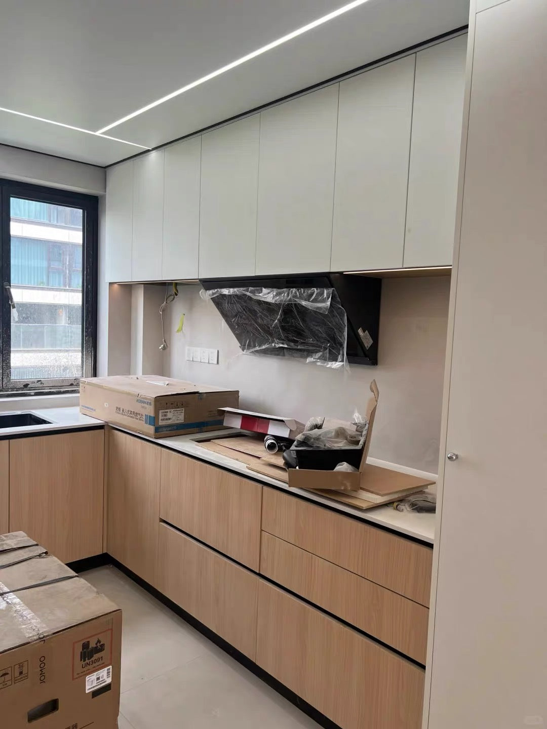 藝術大理石櫥櫃，石英石櫥櫃，香港門市自家工廠可定製