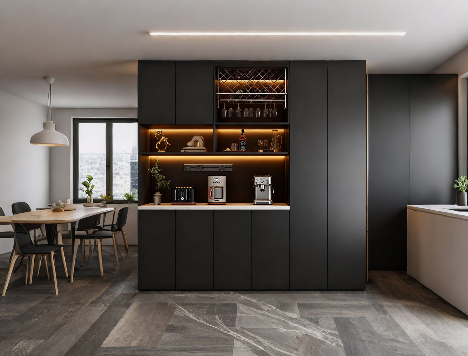 設計師案例 滿墻C字櫃極致奢華系列