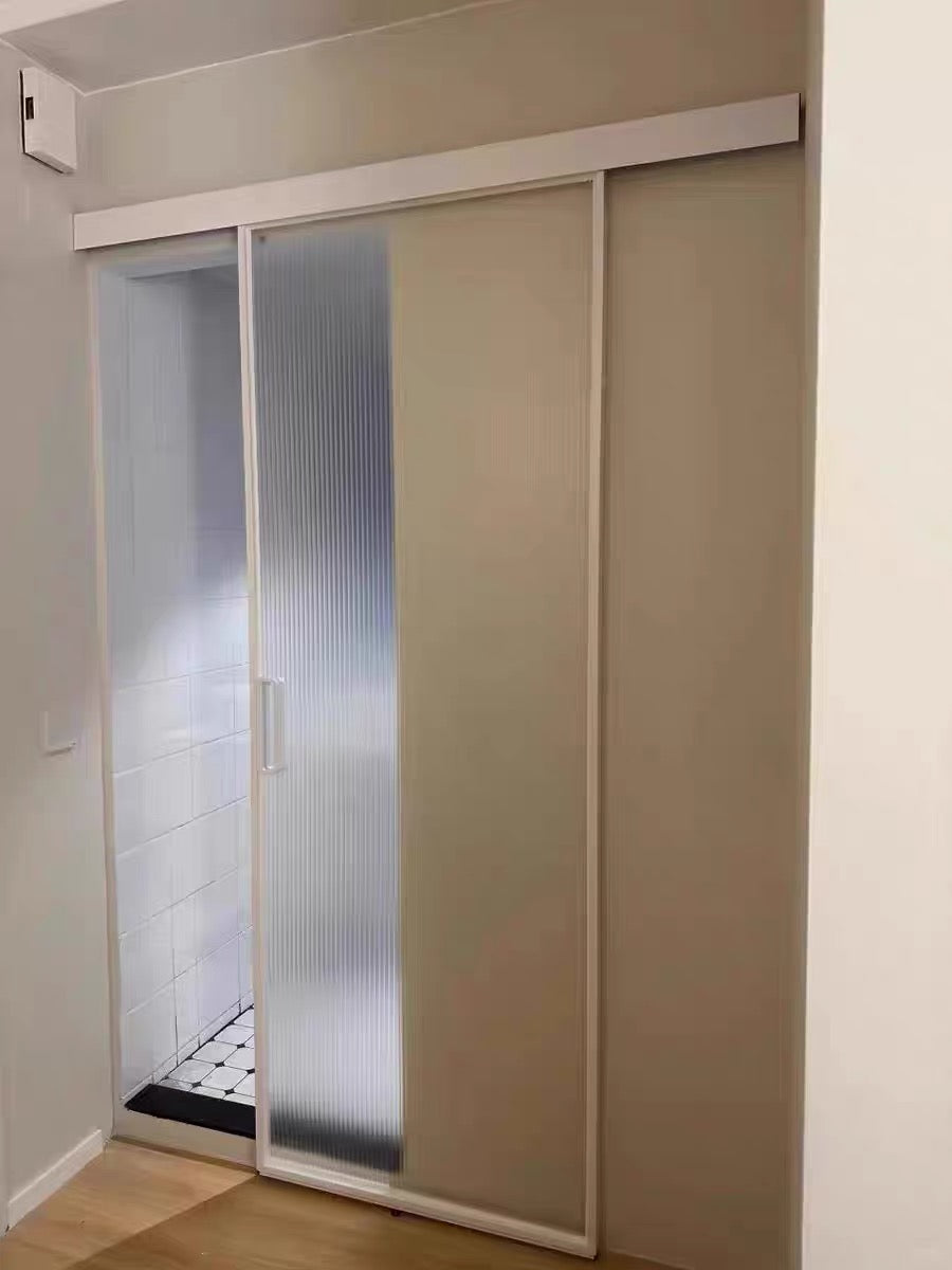 極窄玻璃趟門 廚房，廁所門