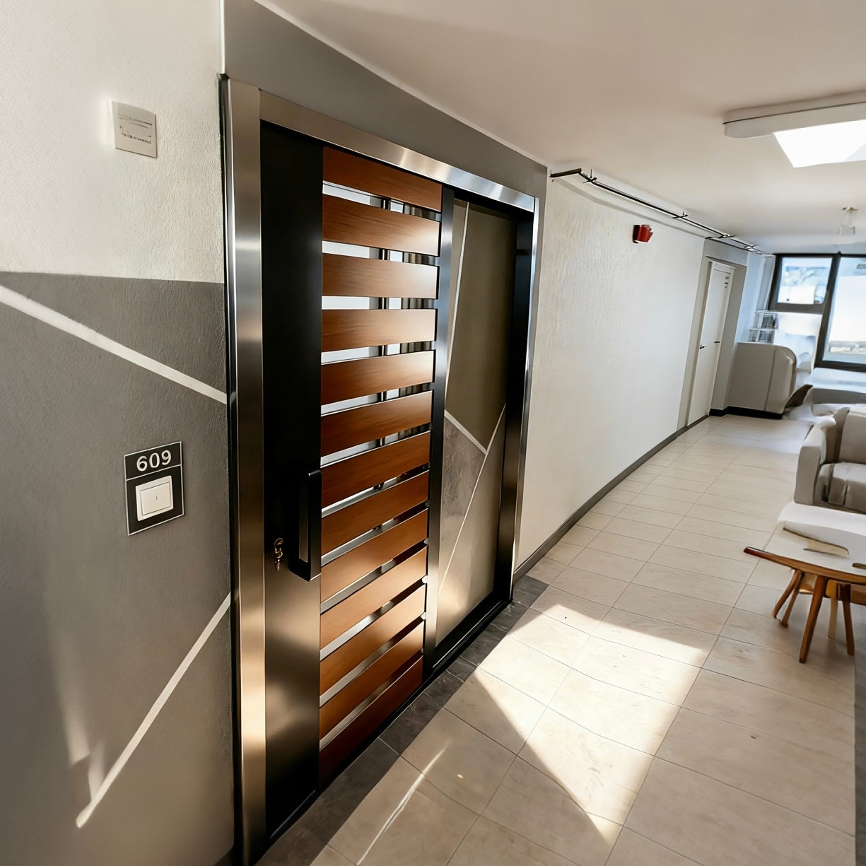 香港304不鏽鋼拼色鋼閘門防盜耐用上門度尺+安裝+舊閘拆除