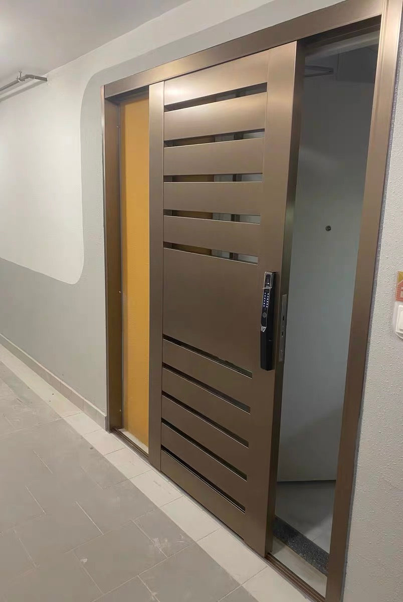 電鍍鋼閘門 可製作成單趟鋼閘、半趟鋼閘、大細趟鋼閘、3趟鋼閘、鋼掩閘