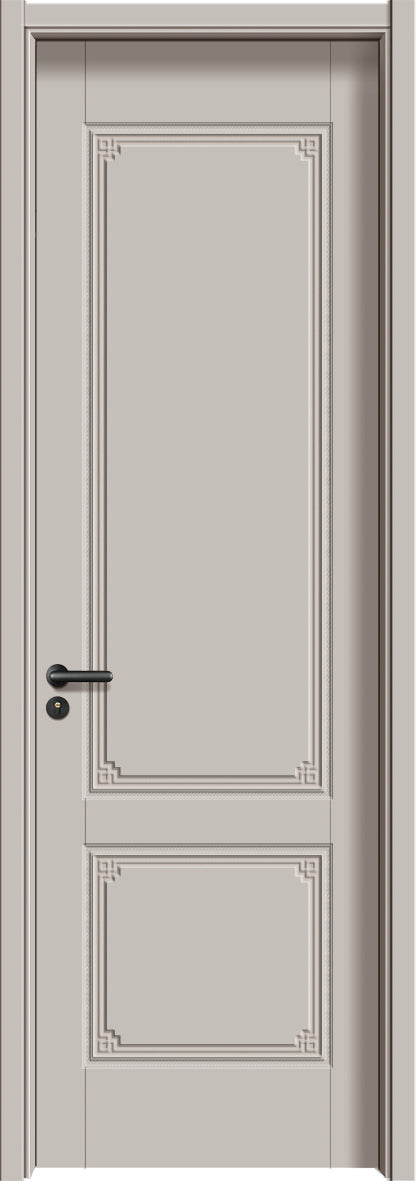 Senfarbaj ekologiemaj lignaj pordoj el Honkongo | Natura ligna teksturo, pluraj koloroj haveblaj | Unuigita stilo por dormoĉambraj, kuirejaj kaj banĉambraj pordoj