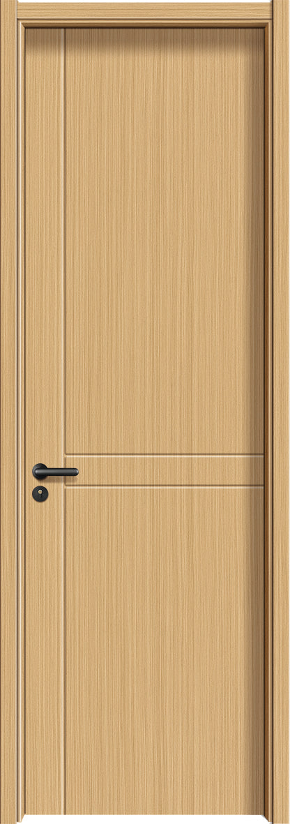 Senfarbaj ekologiemaj lignaj pordoj el Honkongo | Natura ligna teksturo, pluraj koloroj haveblaj | Unuigita stilo por dormoĉambraj, kuirejaj kaj banĉambraj pordoj
