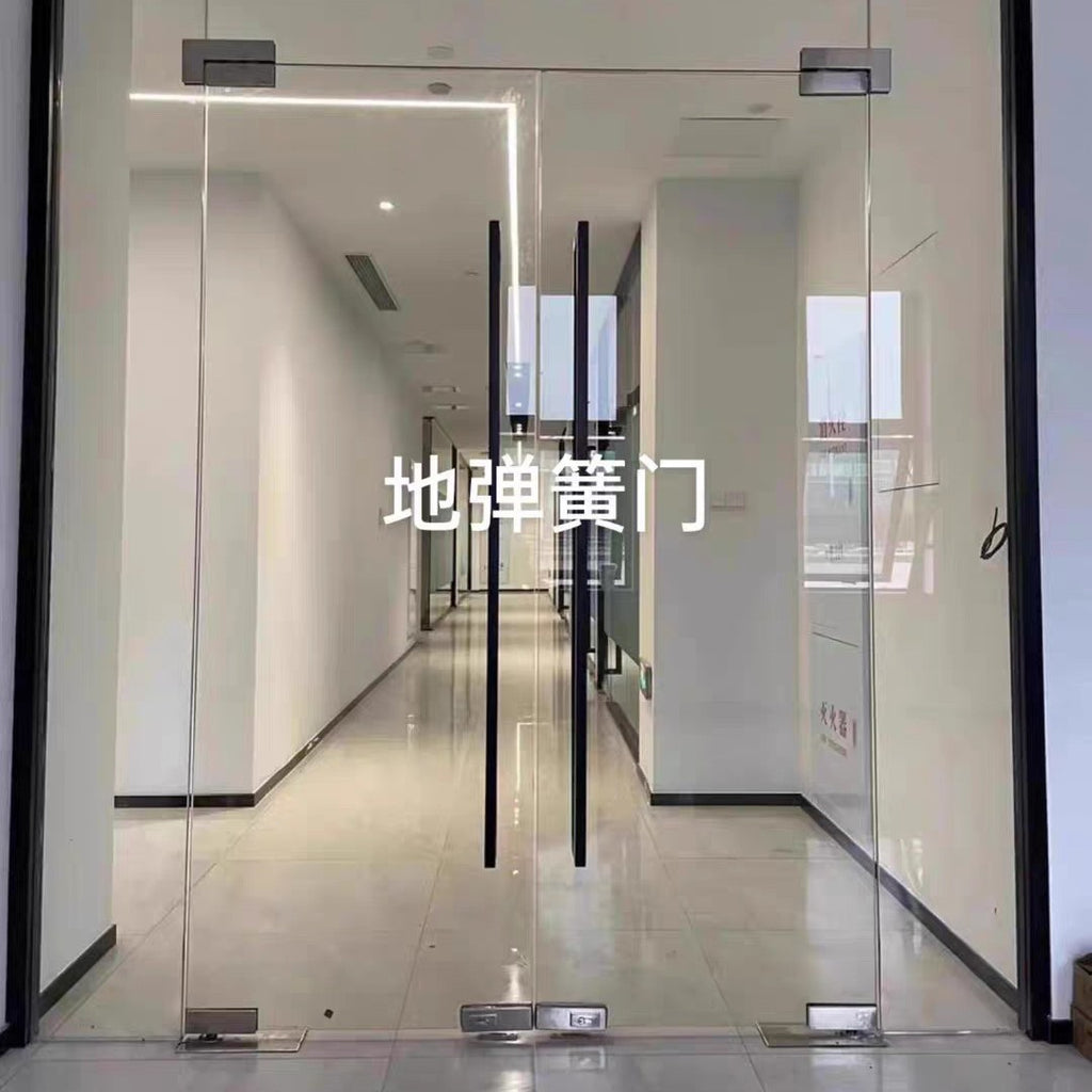 香港無框玻璃趟門訂造（款式編號AL-21）｜全景透明・極簡商用玻璃門｜GO straight生活設計