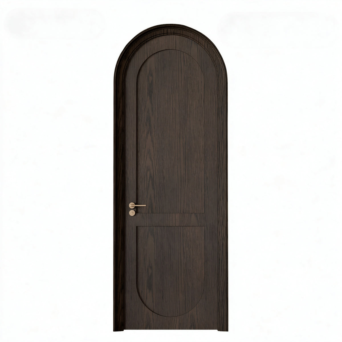 拱形頂實木複合室內門｜Arched-Top Engineered-Wood Interior Door