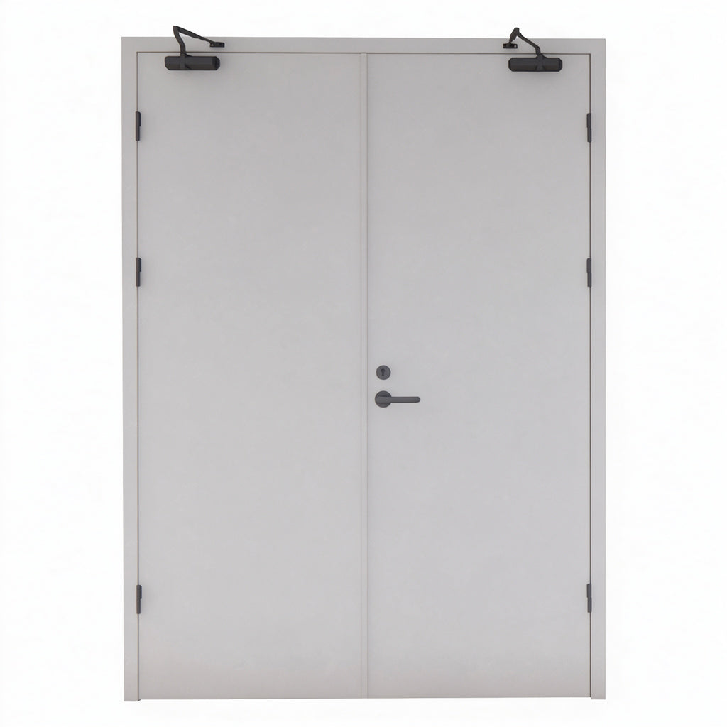 2小時鍍鋅鋼製防火門｜2-Hour Galvanized Steel Fire Door