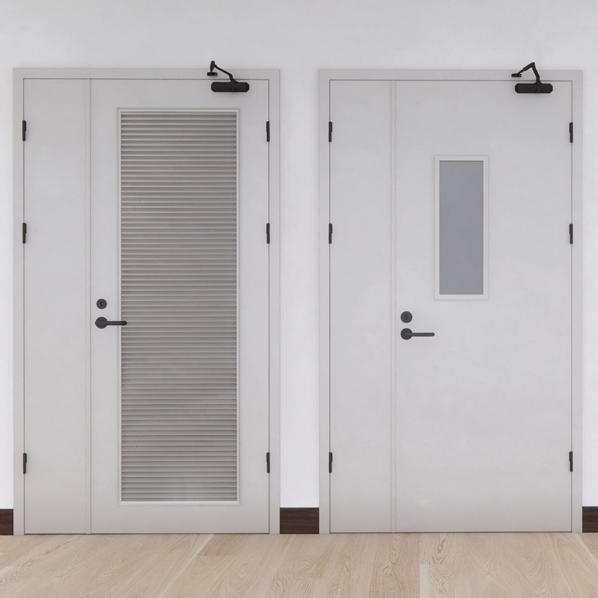 2小時鍍鋅鋼製防火門｜2-Hour Galvanized Steel Fire Door