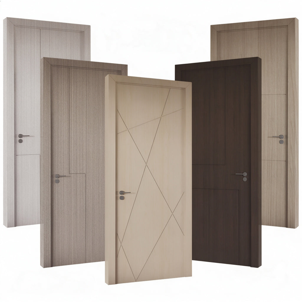 複合實木天然木皮臥室門｜Engineered-Wood Natural-Veneer Bedroom Door