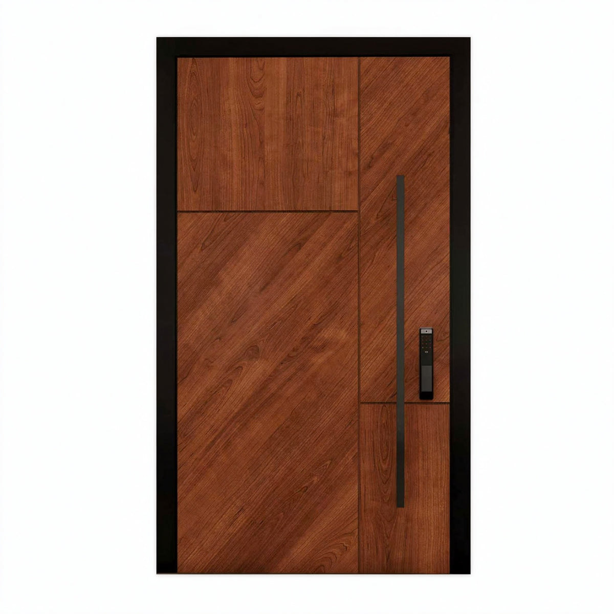 黑岩現代別墅鑄鋁偏軸門｜Black-Rock Modern Villa Cast-Aluminium Pivot Door
